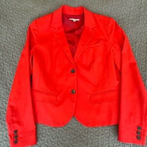 Women's Red Blazer - Cotton